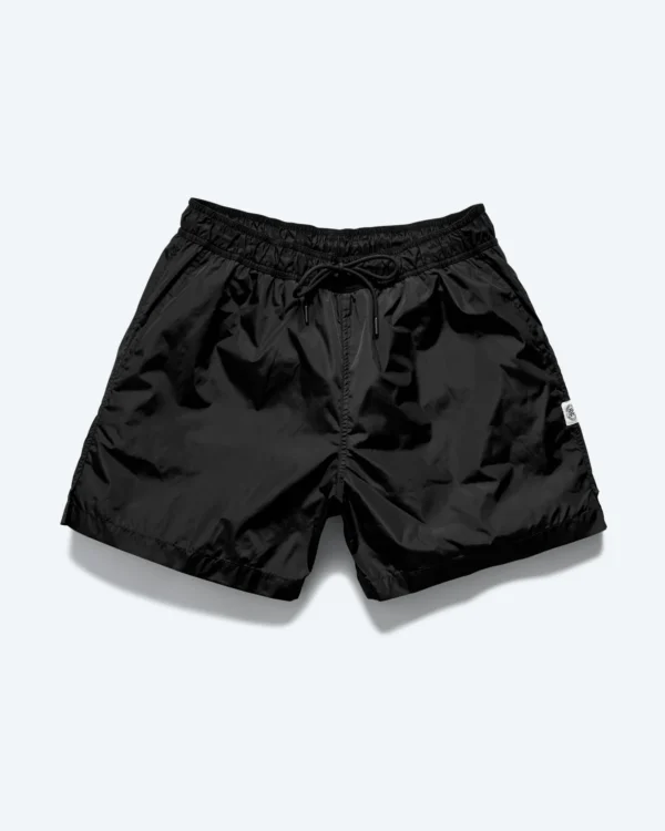 Black Econyl Nylon Riptide Short