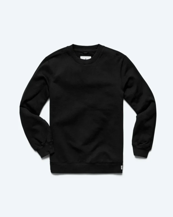 Black Heavyweight Fleece Standard Crewneck