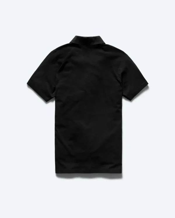 Black Lightweight Jersey Polo