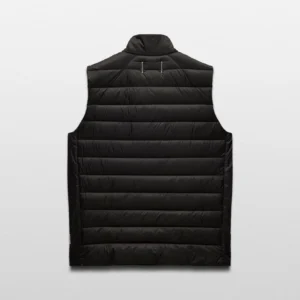 Black Lightweight Taffeta Warm Up Vest