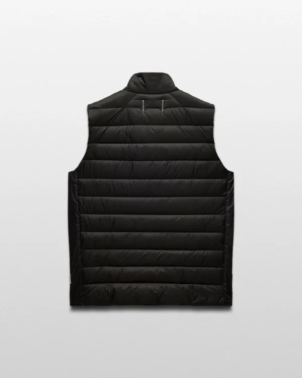 Black Lightweight Taffeta Warm Up Vest