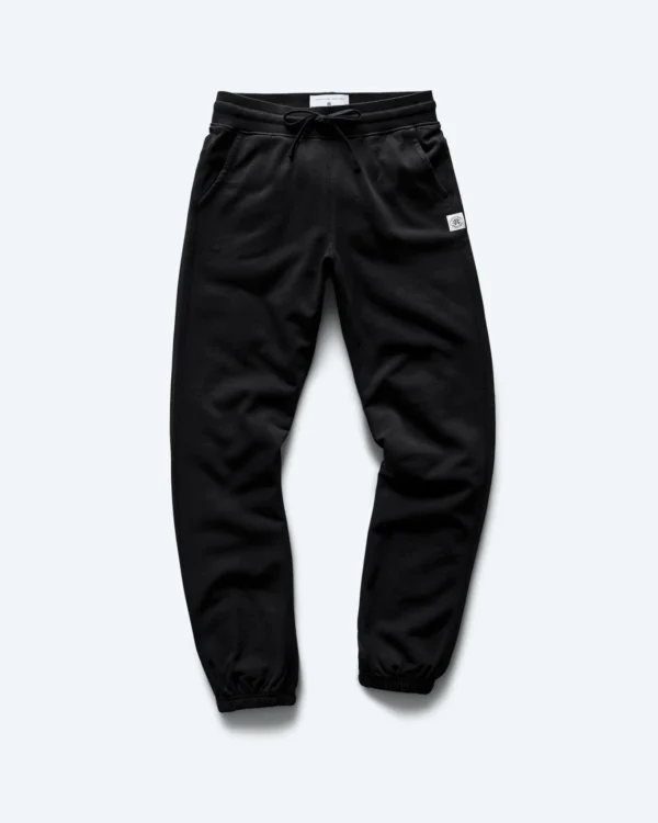 Black Lightweight Terry Standard Sweatpant