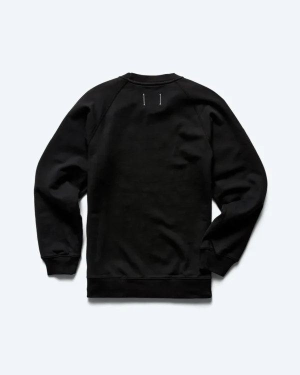 Black Midweight Terry Autograph Crewneck