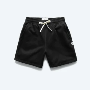 Black Midweight Terry Short