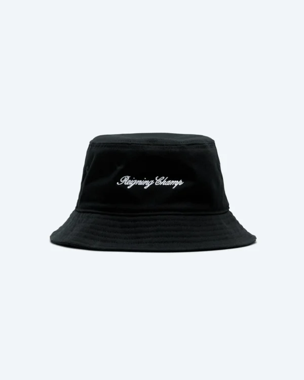 Black Script Series Bucket Hat