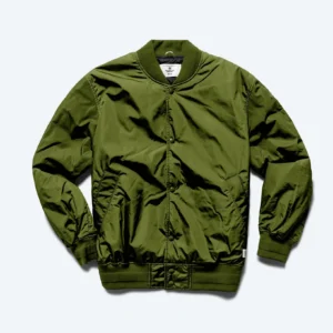 Econyl Satin Nylon Stadium Fatigue Jacket