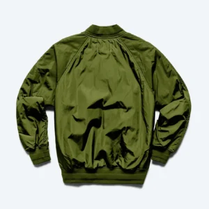 Econyl Satin Nylon Stadium Fatigue Jacket