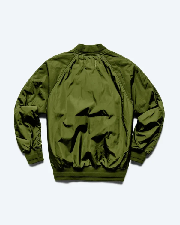 Econyl Satin Nylon Stadium Fatigue Jacket