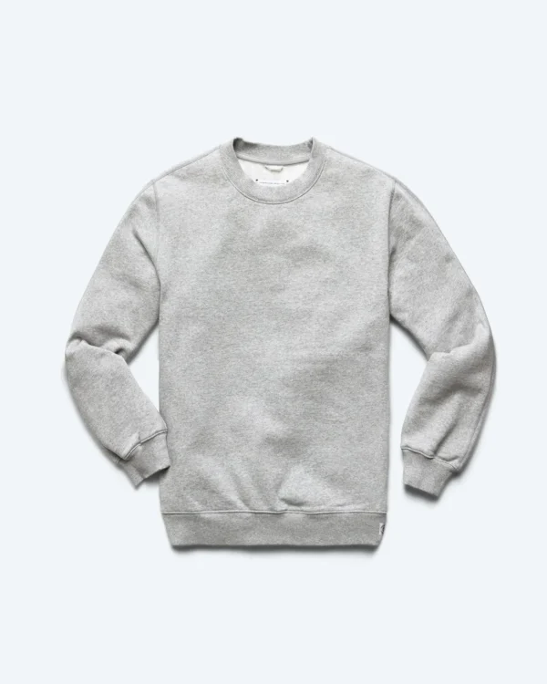 Heavyweight Fleece Standard Heather Grey Crewneck