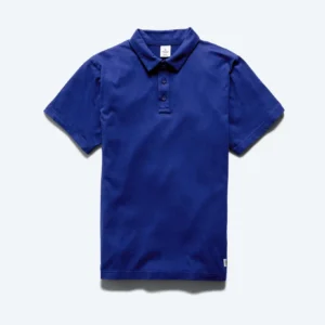 Lightweight Mineral Admiral Blue Polo