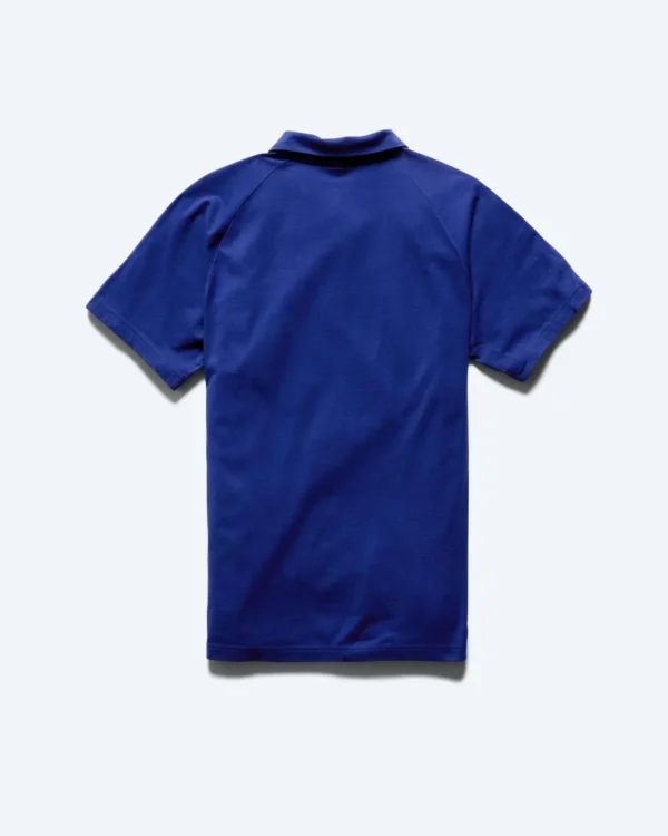 Lightweight Mineral Admiral Blue Polo