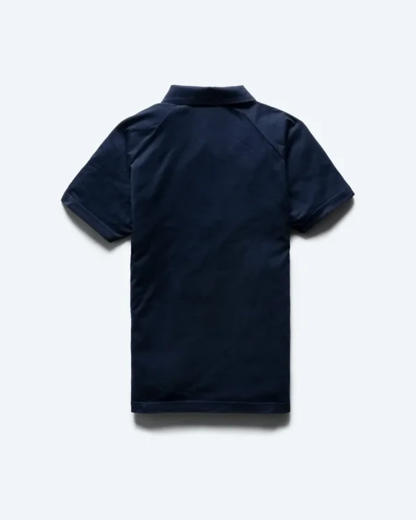 Lightweight Navy Jersey Polo