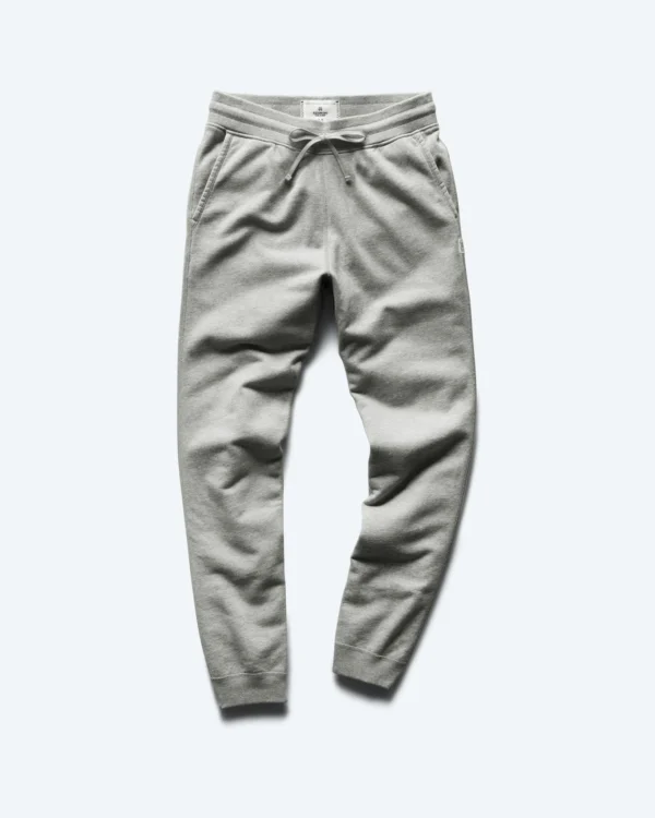 Lightweight Terry Slim Vintage Heather Grey Sweatpant