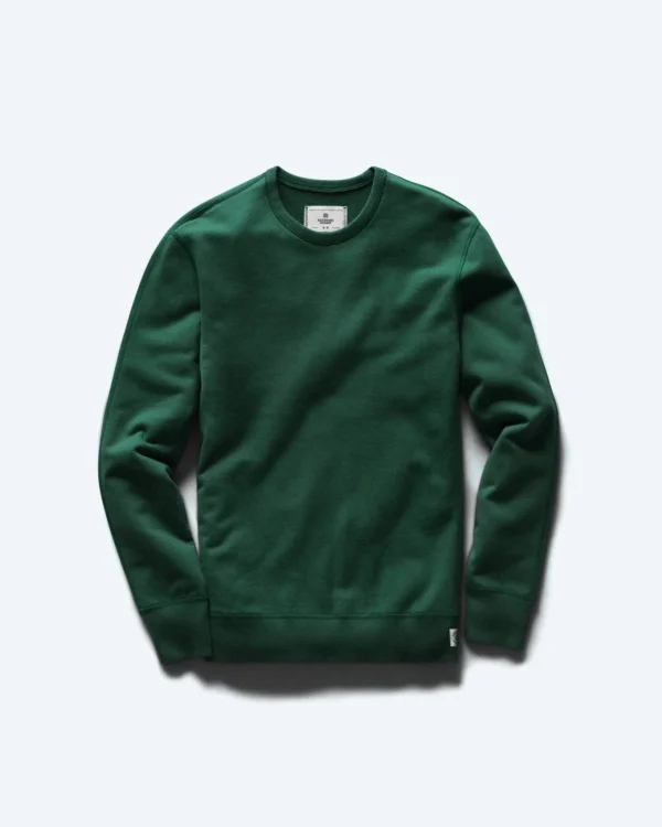 Midweight Terry Slim British Racing Green Crewneck