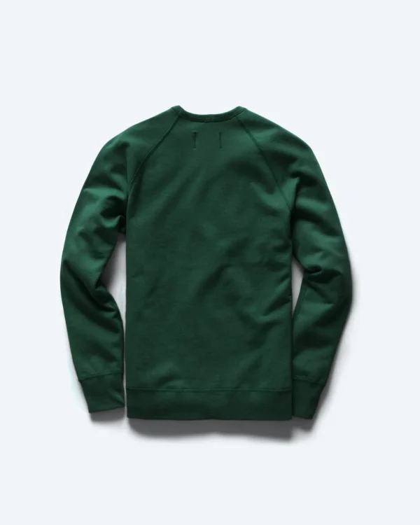 Midweight Terry Slim British Racing Green Crewneck