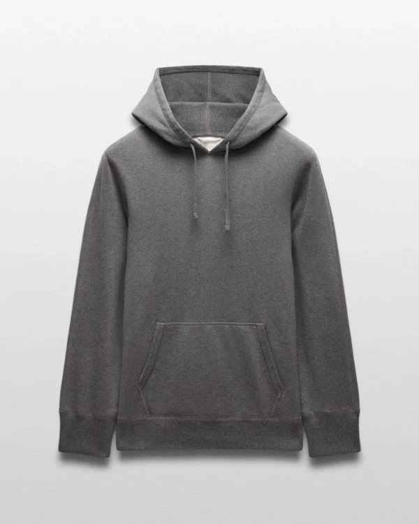 Midweight Terry Slim Heather Carbon Hoodie