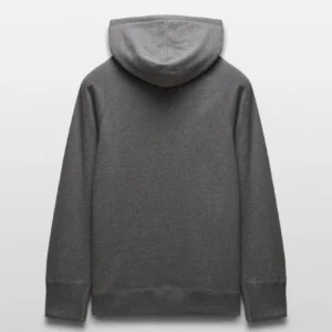 Midweight Terry Slim Heather Carbon Hoodie