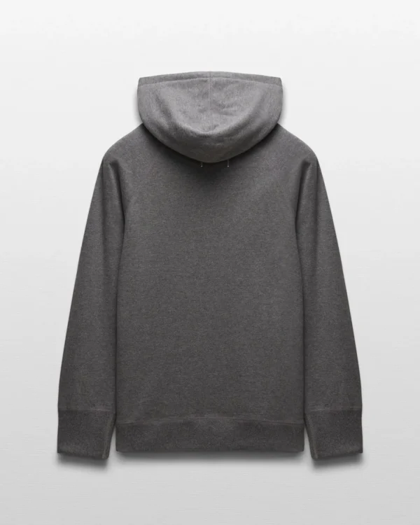 Midweight Terry Slim Heather Carbon Hoodie