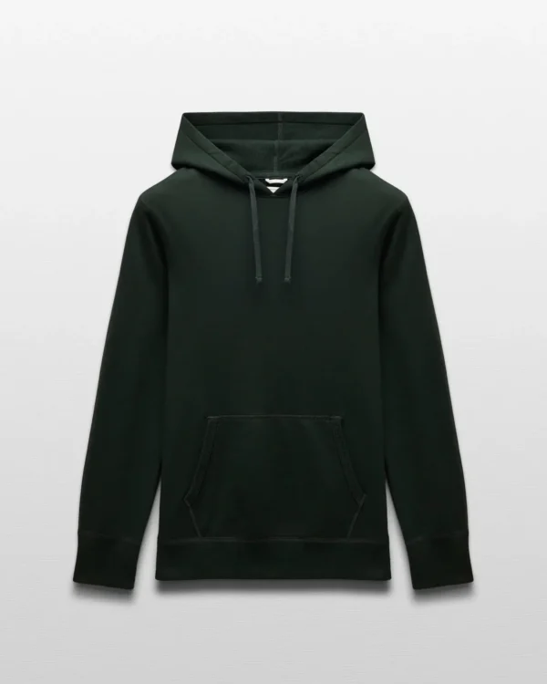 Midweight Terry Slim Petrol Hoodie