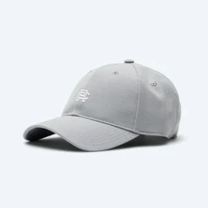 Monogram 6-Panel Grey Cap