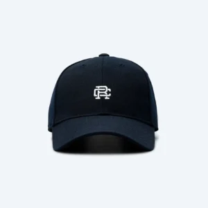 Monogram 6-Panel Navy Cap