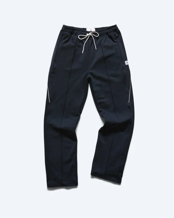 Navy Stretch Twill Track Pant