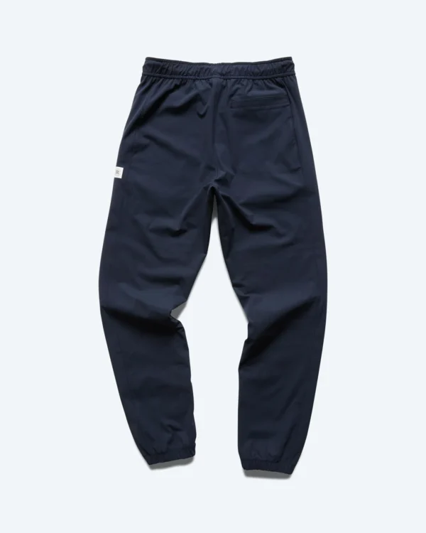 Navy Stretch Warp Knit Coach Standard Jogger