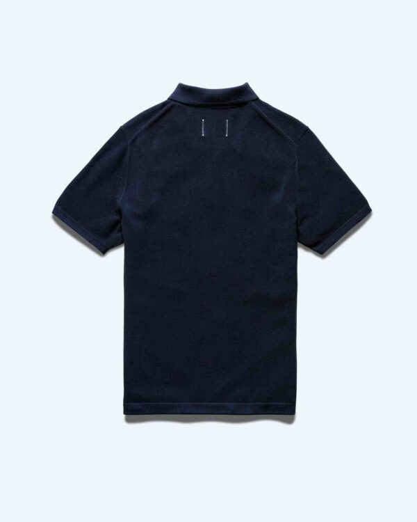 Supima Pique Ace Navy Polo